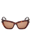 Mcm 54mm Cat Eye Sunglasses In Brown