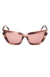 Mcm 54mm Cat Eye Sunglasses In Pink/bordeaux