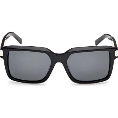 Mcm 54mm Polarized Square Sunglasses In Black