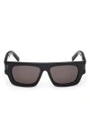 Mcm 54mm Rectangle Sunglasses In Black