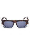 Mcm 54mm Polarized Rectangular Sunglasses In Brown
