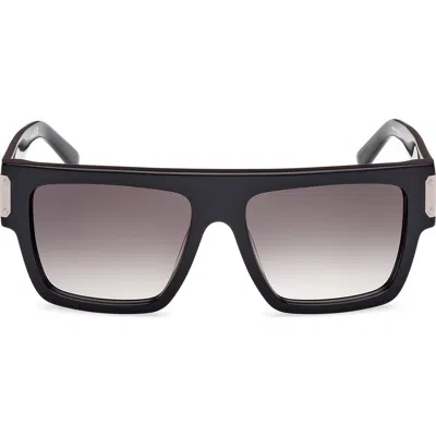 Mcm 54mm Rectangular Sunglasses In Black