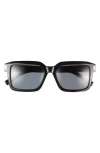 Mcm 54mm Rectangular Sunglasses In Black
