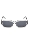 Mcm 54mm Rectangular Sunglasses In Gray