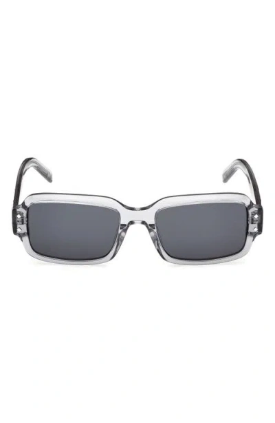 Mcm 54mm Rectangular Sunglasses In Gray