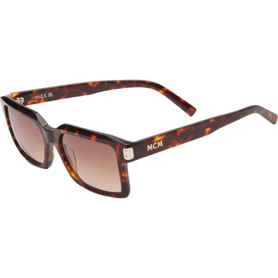Mcm 54mm Square Sunglasses In Brown