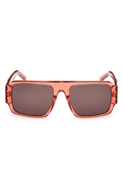 MCM MCM 55MM POLARIZED NAVIGATOR SUNGLASSES