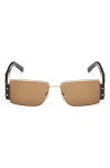 Mcm 55mm Rectangular Sunglasses