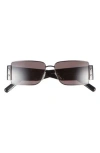 Mcm 55mm Rectangular Sunglasses In Brown