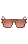 Mcm 55mm Square Sunglasses In Brown