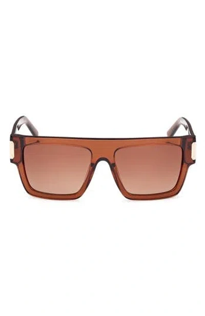 Mcm 55mm Square Sunglasses In Brown