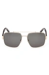 Mcm 58mm Navigator Sunglasses In Gray