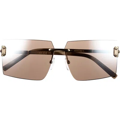Mcm 62mm Rectangular Sunglasses In Brown