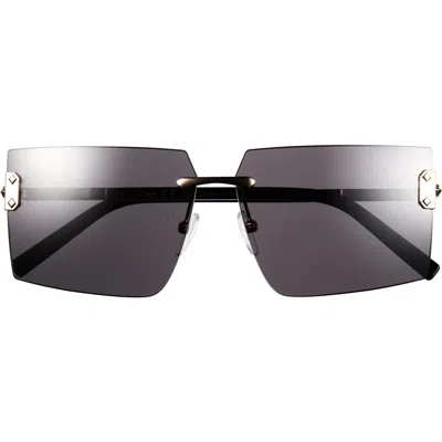 Mcm 62mm Rectangular Sunglasses In Gray