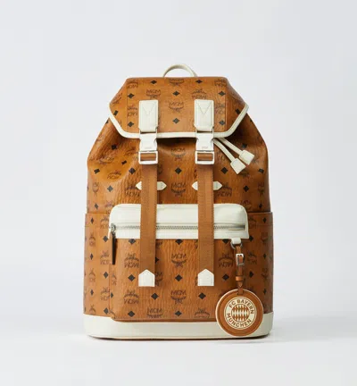 Mcm Adidas X Fc Bayern X  Brandenburg Backpack In Cognac