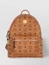 Mcm Adjustable Strap Backpack Gold Hardware