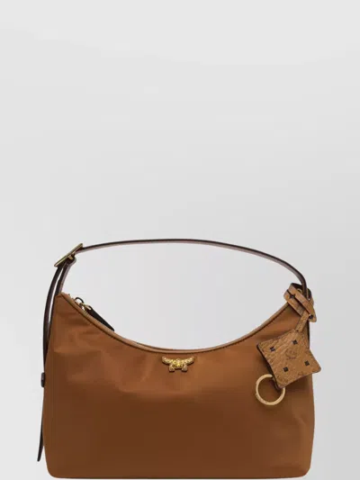 Mcm Adjustable Strap Shoulder Bags With Gold-tone Hardware