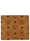 Mcm Canvas Bifold Wallet Visetos Print In Brown
