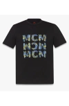 Mcm Aquatic Logo T-shirt In Black
