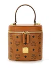 Mcm Aren Bag With Shoulder Strap In Buff
