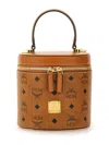 Mcm Aren Bag With Shoulder Strap In Buff