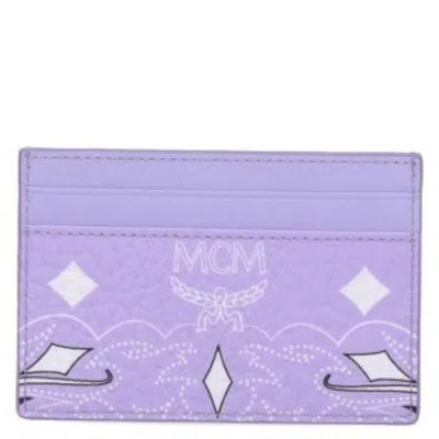 Mcm Aren Bandana Printed Card Case