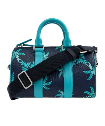 Mcm Aren Boston Shoulder Bag In Black