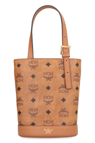 Mcm Aren Bucket Bag In Brown
