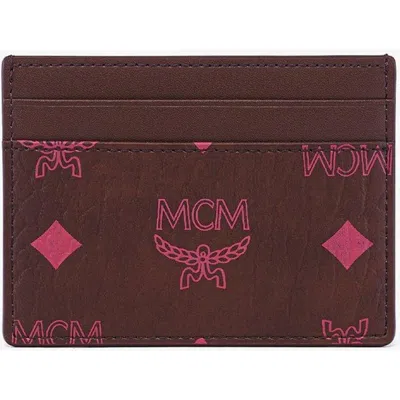Mcm Aren Card Case In Brown