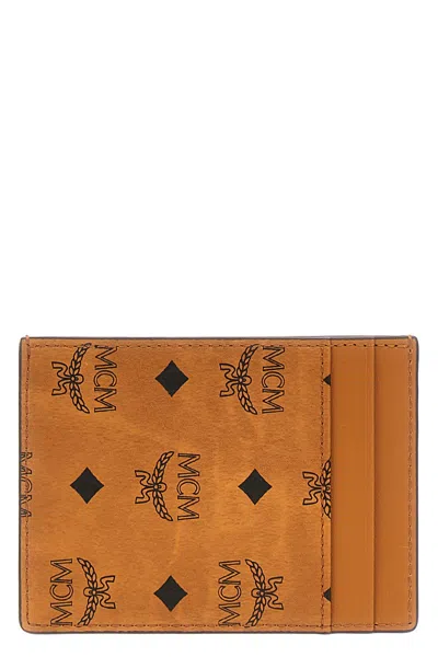 Mcm 'aren' Card Holder In Brown
