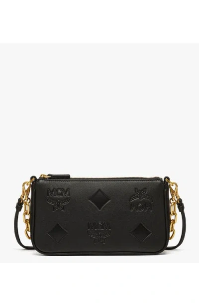 Mcm Aren Chain Crossbody In Black