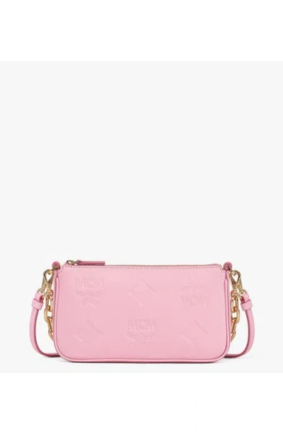 Mcm Aren Chain Crossbody In Pink