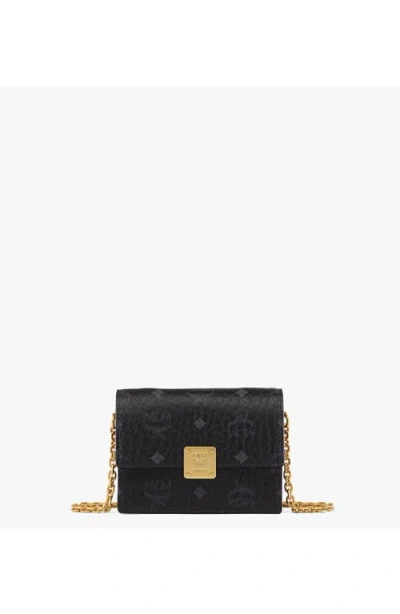 Mcm Aren Chain Wallet In Black