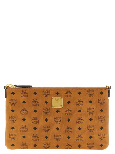 Mcm 'aren' Clutch In Brown