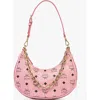 Mcm Shoulder Bag Canvas Chain Strap