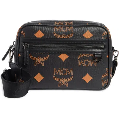 Mcm Aren Crossbody Bag In Black