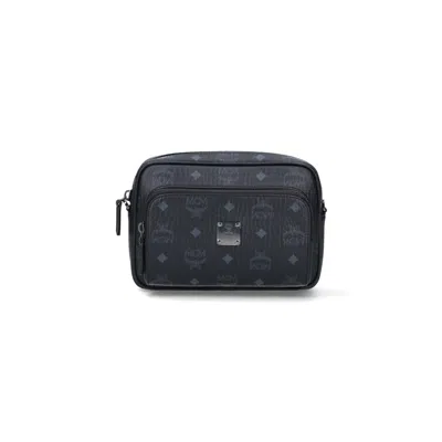 Mcm Aren Crossbody Bag In Black
