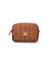 Mcm Shoulder Bag Adjustable Strap Front Pocket In Brown