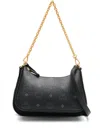 Mcm Aren Small Visetos Crossbody Bag In Schwarz
