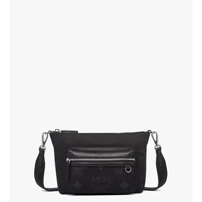 Mcm Aren Crossbody In Econyl In Black