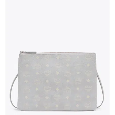 Mcm Aren Crossbody Pouch In Visetos In Multi