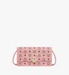Mcm Aren Crossbody Wallet In Visetos