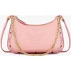 Mcm Aren Visetos Double Bag In Pink