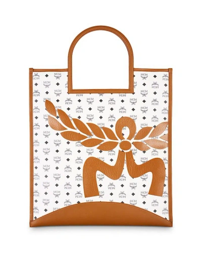 MCM AREN EXTRA LARGE MEGA LAUREL VISETOS TOTE