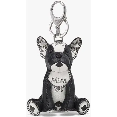 Mcm Aren French Bulldog Charm In Black