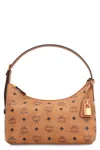 Mcm Small Aren Hobo Bag In Brown