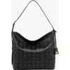 Mcm Large Aren Homeless Shoulder Bag In Black