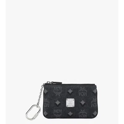 Mcm Aren Key Pouch In Black