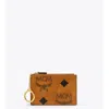 Mcm Aren Key Pouch In Maxi Monogram Visetos In Brown