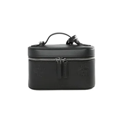 Pre-owned Mcm Aren Leather Mini Crossbody Bag 'black' | Men's Size Onesize